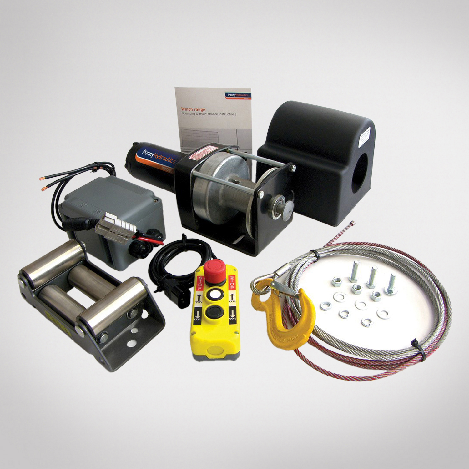 PH6000 12V Electric Winch Pack 6000lb Line Pull