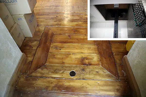 Goose Island Brewpub Cellar Lift Floor 2