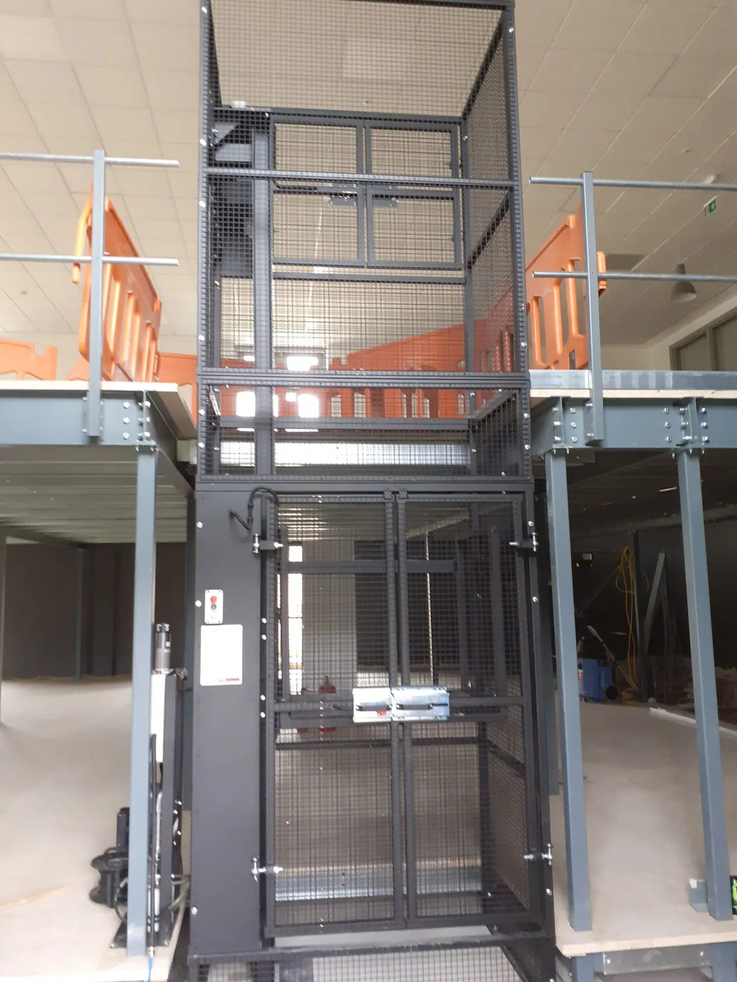 Handloaded 3MezzLight 250kg Handloaded Goods Lift - Warehouse - Bottom Floor - 2 Stops