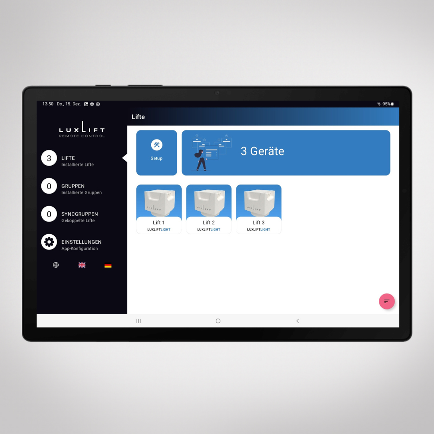LuxLift Wireless Controller