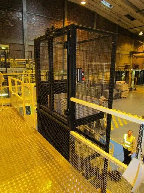 Handloaded 3MezzLight 250kg Handloaded Goods Lift - Warehouse - Top Floor
