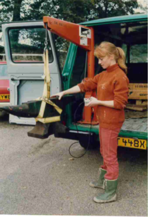 The first SwingLift crane that became the mainstay of Penny Hydraulics’ production from the 1980s until the present day.