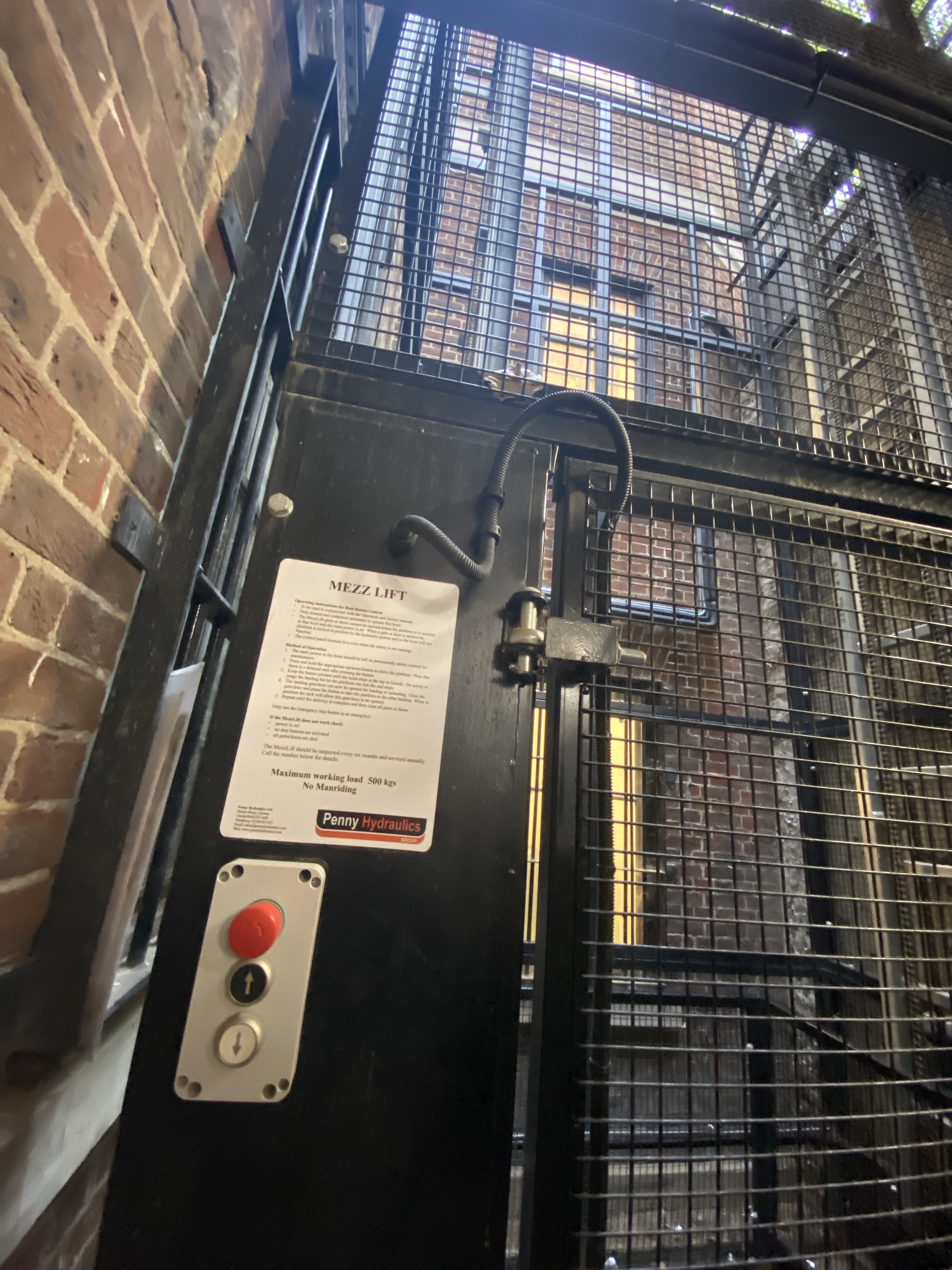 Inner Temple 500Kg Mezzlift Lower Landing 3