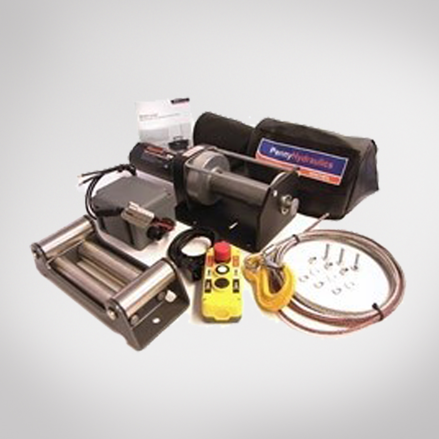 PH6000 12V Electric Winch Pack Extended Drum 6000lb