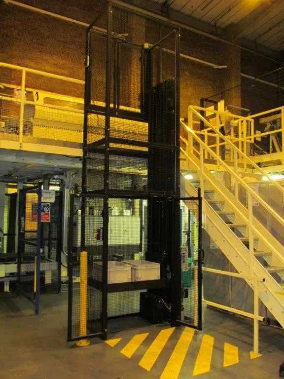 Handloaded MezzLight 250kg Handloaded Goods Lift - Warehouse - Bottom Floor - 2 Stops