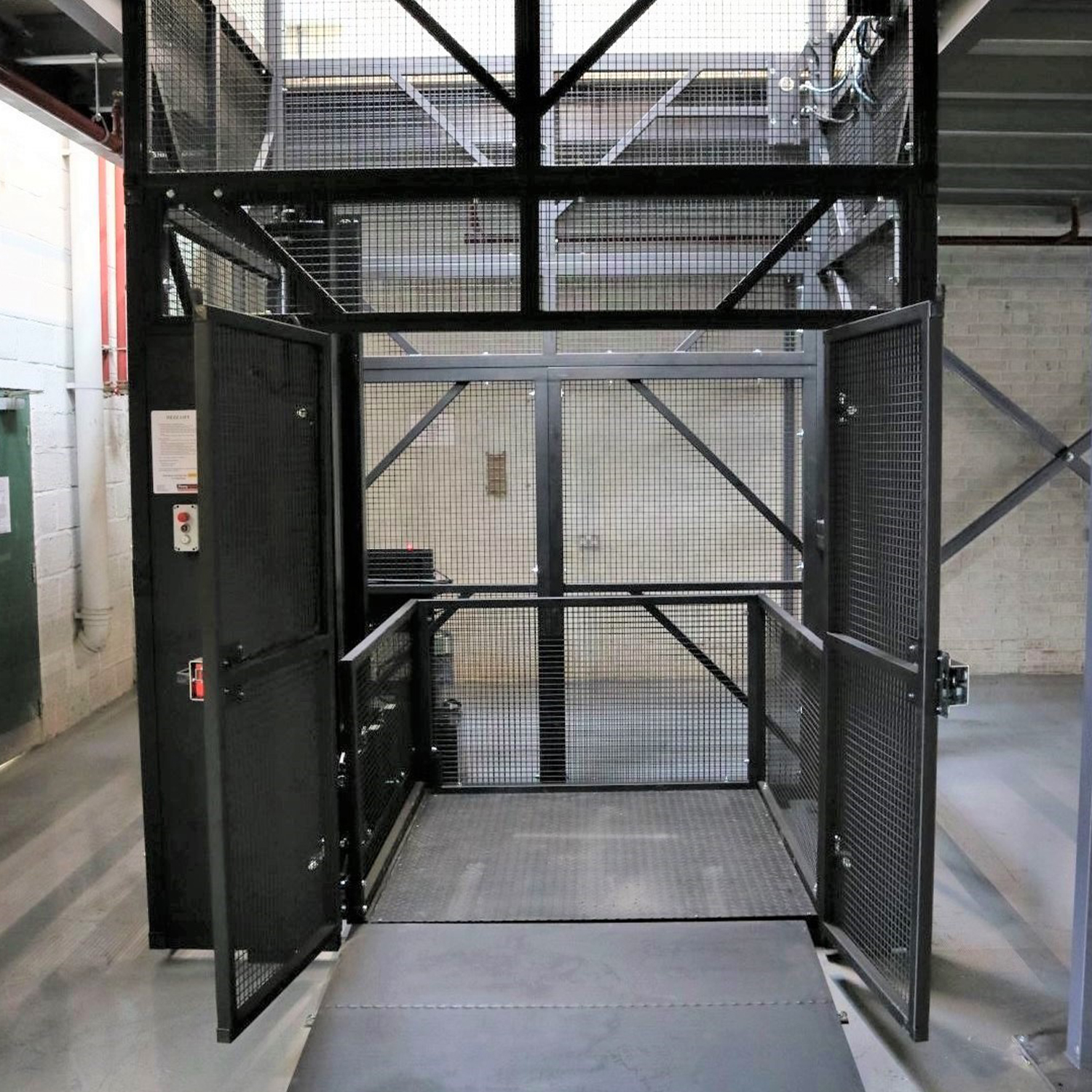 MezzHD 1000kg Mezzanine Goods Lift Installed By Penny Engineering