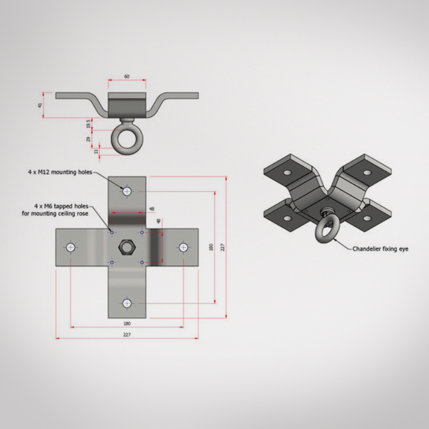 RLF1000 Tested Hanging Brackets